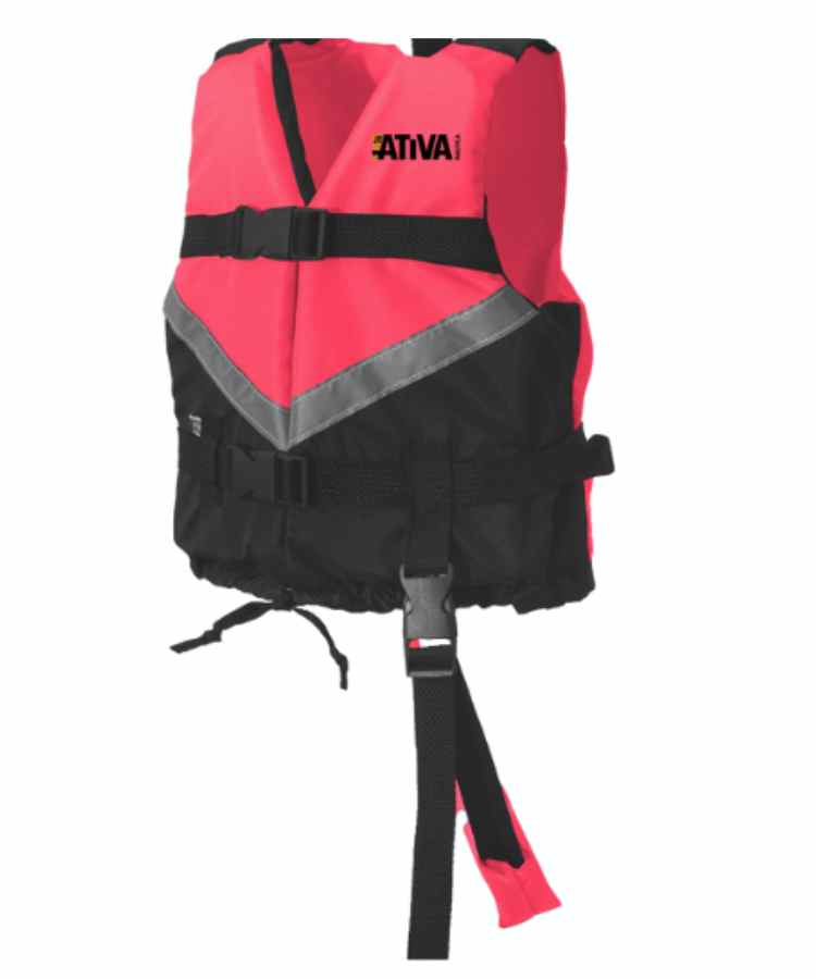 Colete Ativa Canoa 2.0 – Até 30Kg – Rosa Neon