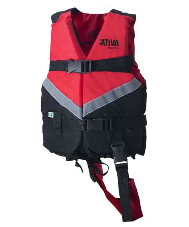 Colete Ativa Canoa 2.0 – Até 30Kg – Vermelho